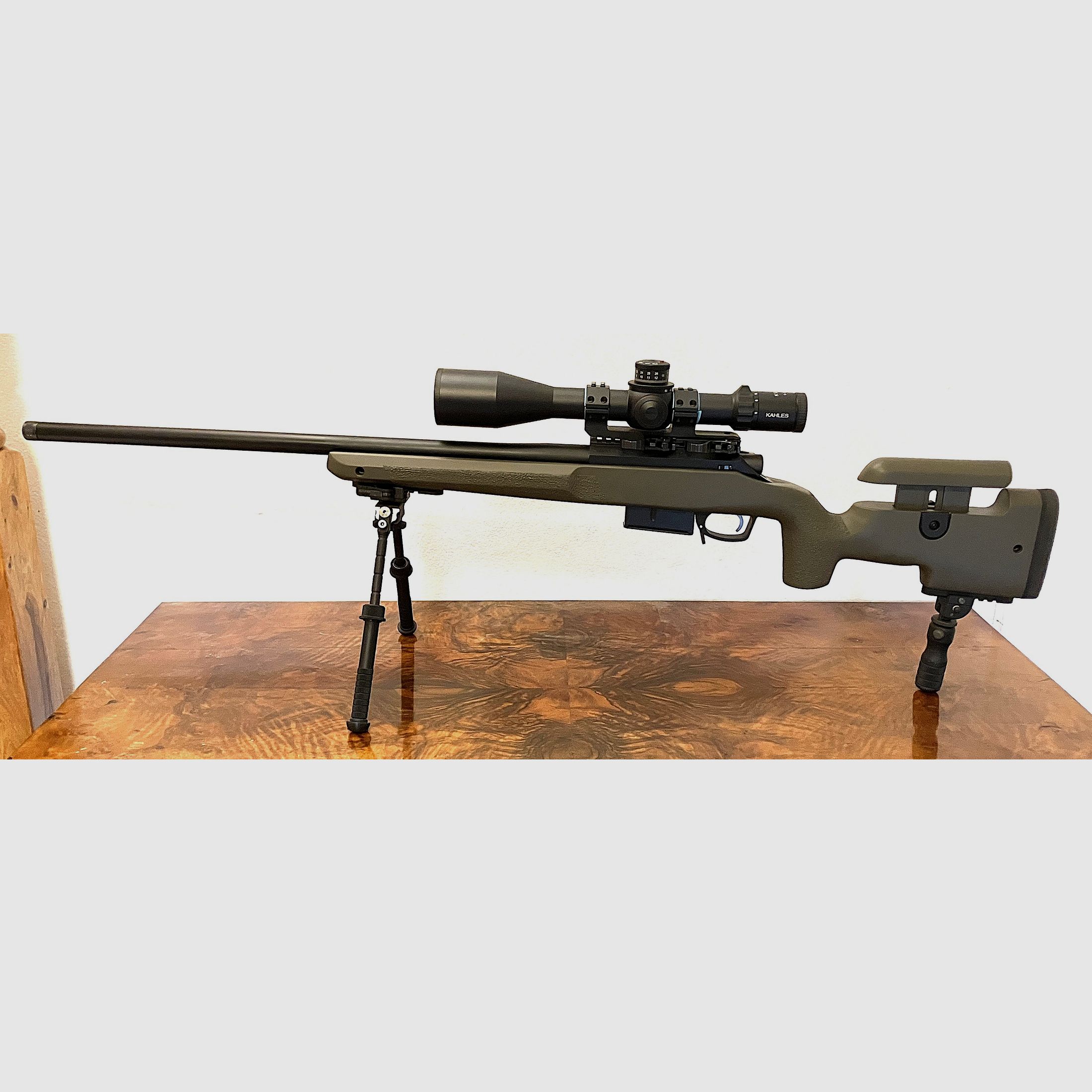 PSG Valkyrie in .308 Win including Kahles 624i 6-24x56 scope and accessories.