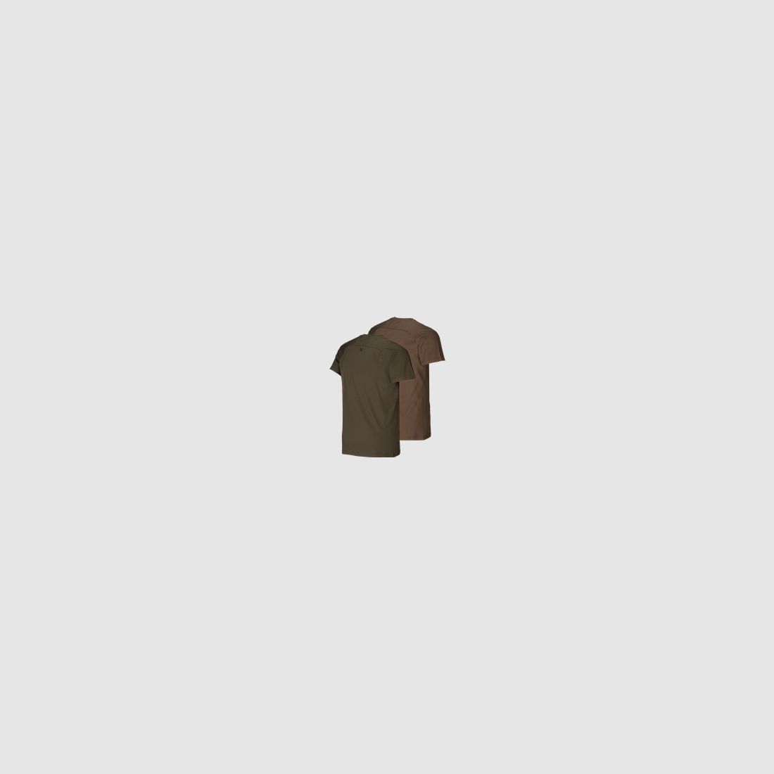 Härkila Logo T-Shirt 2er Pack Willow green/Slate brown