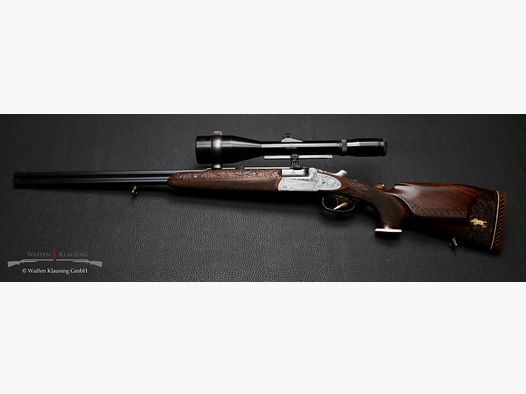 Luxus Berstutzen Josef Winkler Ferlach 7x57R und 22 LR Traumhafte Handarbeit