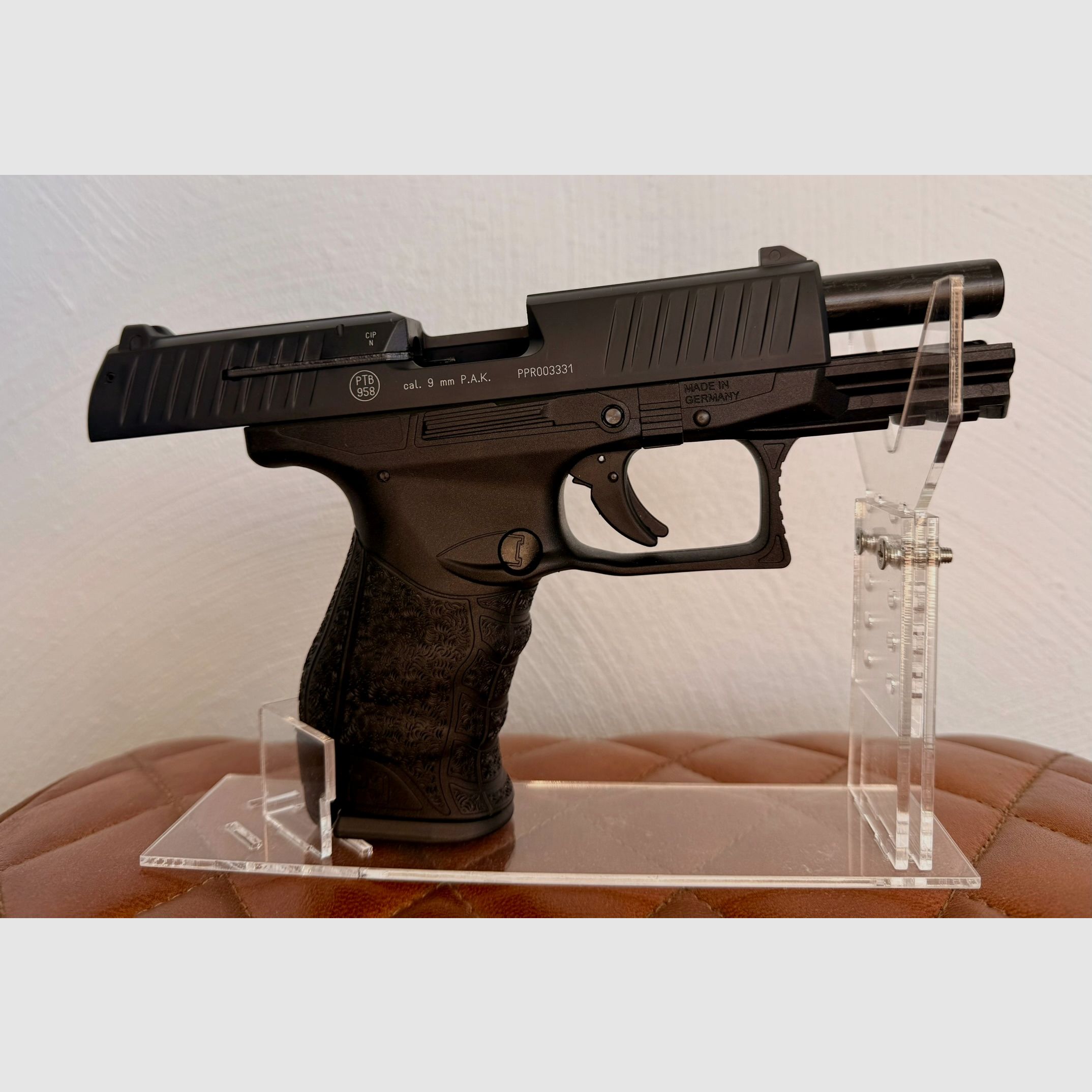 Walther PPQ M2 blank firing pistol 9mm P.A.K. black