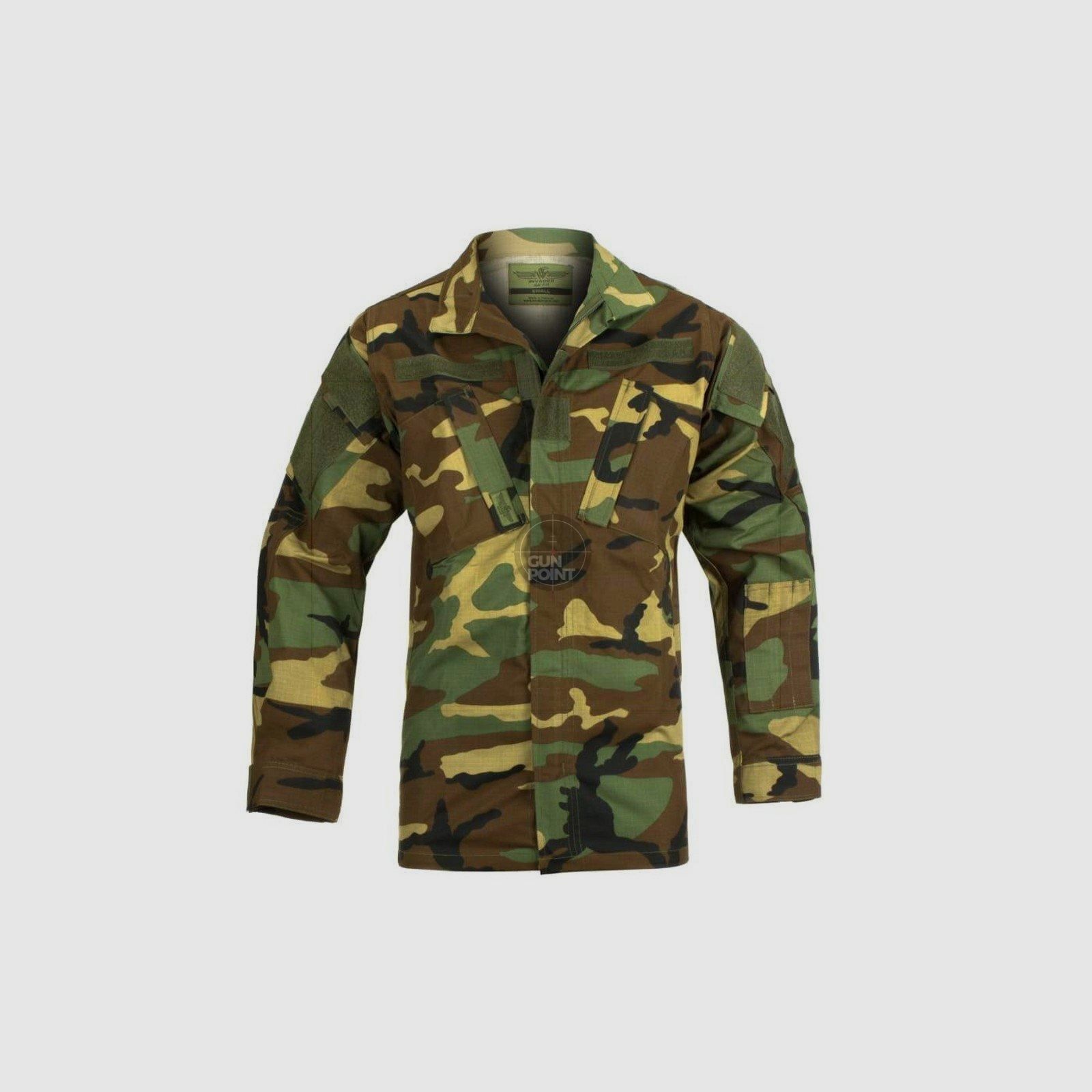 Invader Gear Revenger TDU Shirt-Woodland-L