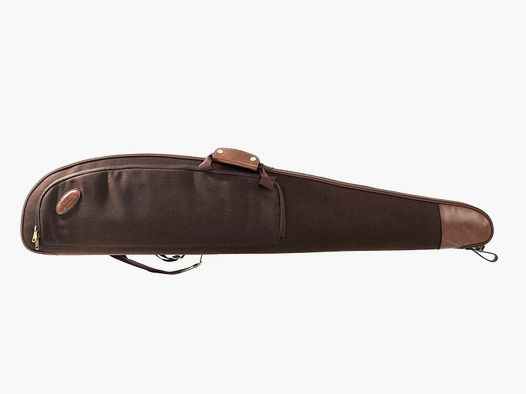 Mjoelner Hunting Büchsenfutteral GEIR Loden 130cm - Braun Mit Außentasche und Fleecepolsterung
