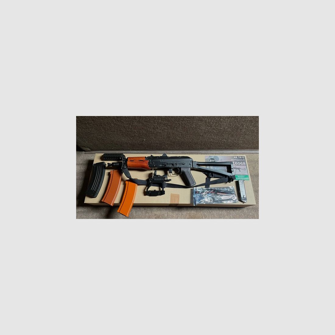 AKS 74U Airsoft Set