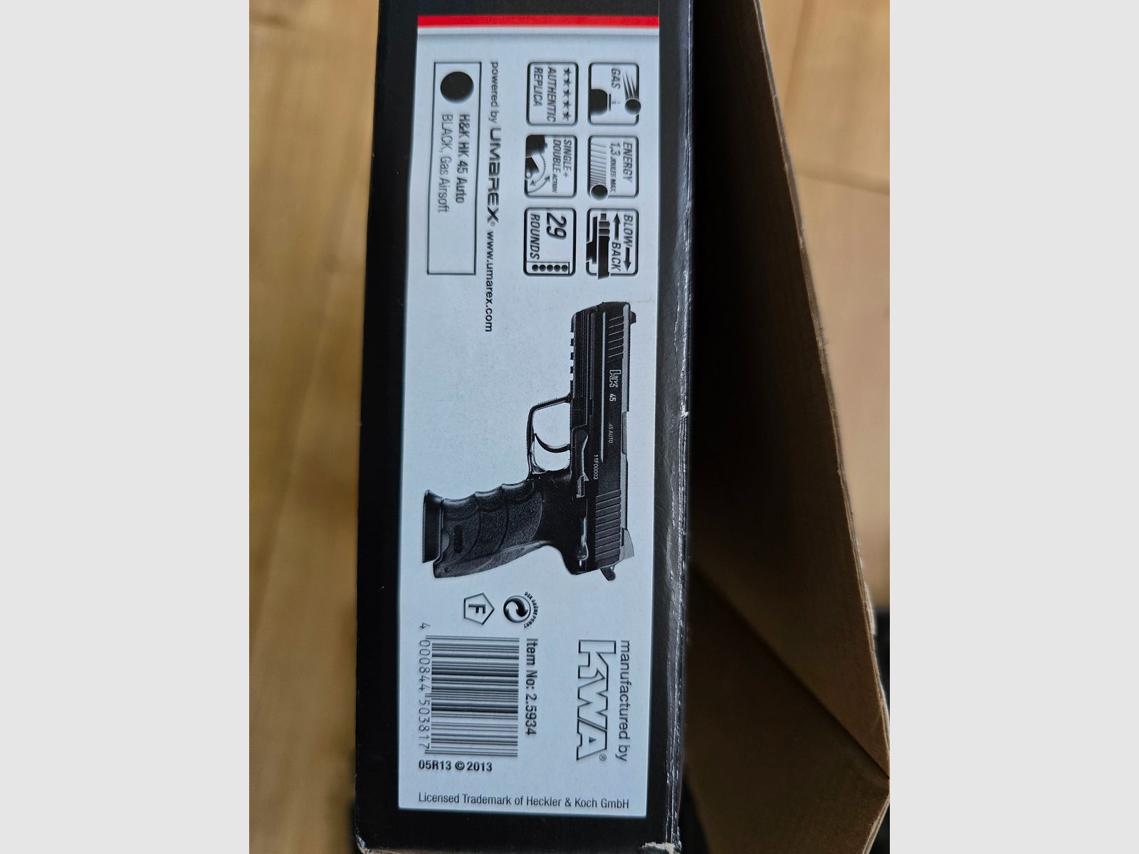 HK 45 Auto Airsoft Metallversion mit viel Zubehör