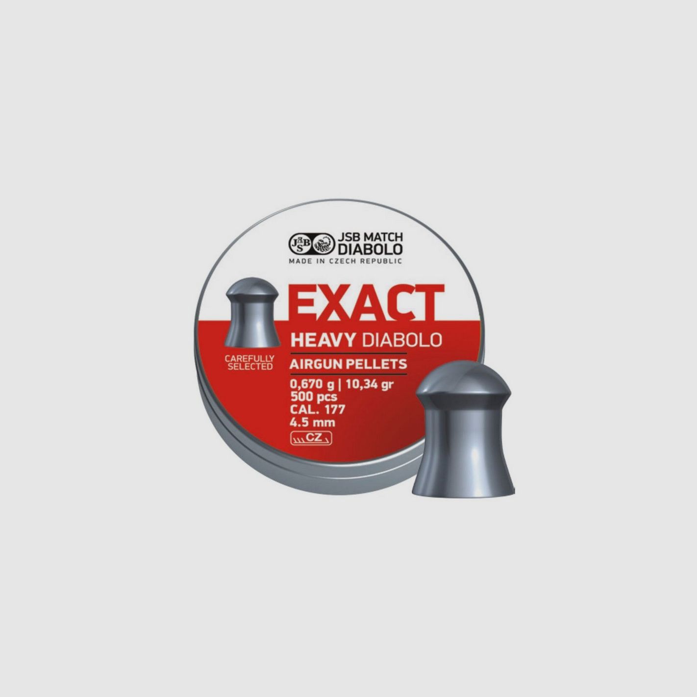 JSB EXACT HEAVY DIABOLO 4.52MM 500PCS.