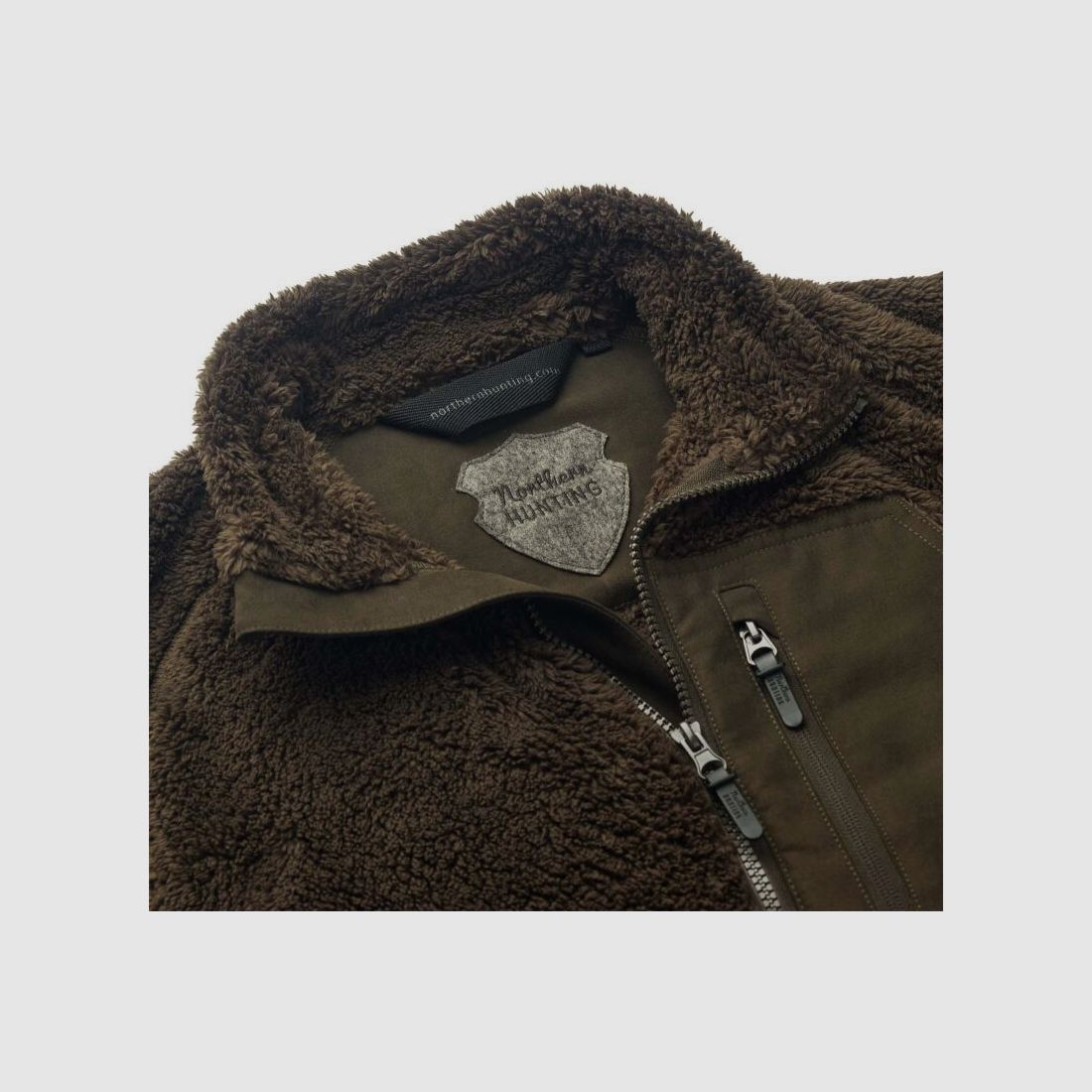 Northern Hunting Damen Fleecepullover Rikvi Grün