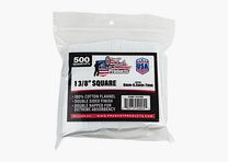 500 Patches 1 3/8" Eckig 6mm bis 7mm