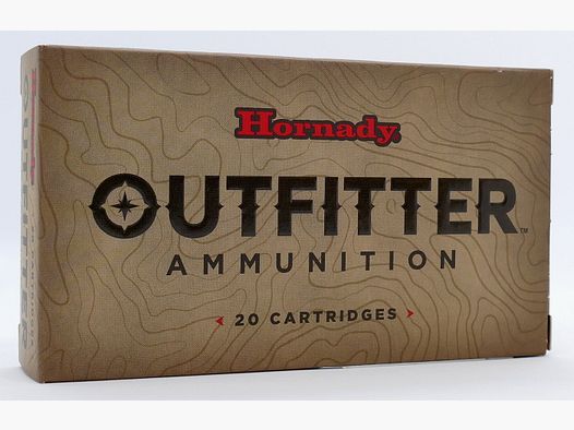 Hornady .308WIN CX Outfitter 10,7g/165grs Cartouches de Fusil Sans Plomb