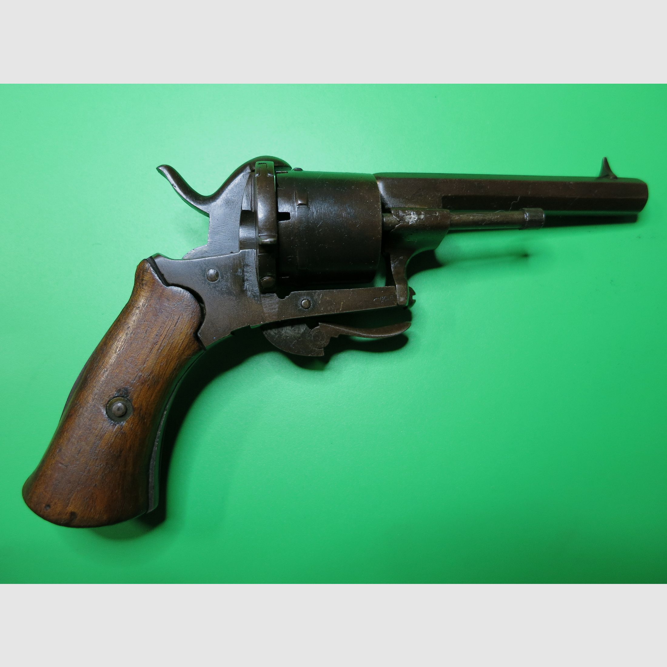 Revolver, Lefaucheux-Stiftfeuerrevolver M1854, Kal. 7 mm, Zivileproduktion     #83