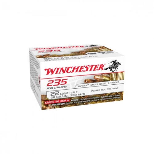 Winchester Super-X ammunition 36 gr, LHP Cooper Plated 235 pcs. s/n 2UL40L-129, image 1 of 2