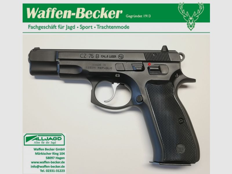 Pistole CZ75 B Kal. 9mm Luger --Sehr guter Zustand--