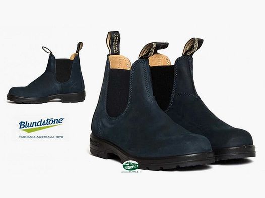 BLUNDSTONE Boot Chelsea Nabuck Navy 1940