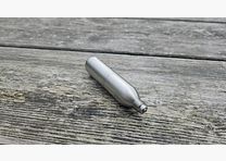 Cartucho de CO2 recargable de acero inoxidable - 8g, 12g o 16g - incl. adaptador de llenado