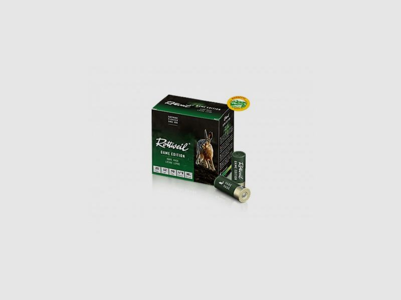 ROTTWEIL Patronen GAME EDITION HASE Kal.12 gr.36 pb.3
