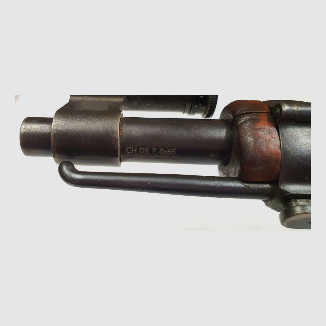 Bern Weapons Factory Repeating Rifle Bern Weapons Factory Swiss K31 Caliber 7.5x55 Swiss complete matching numbers + Diopter