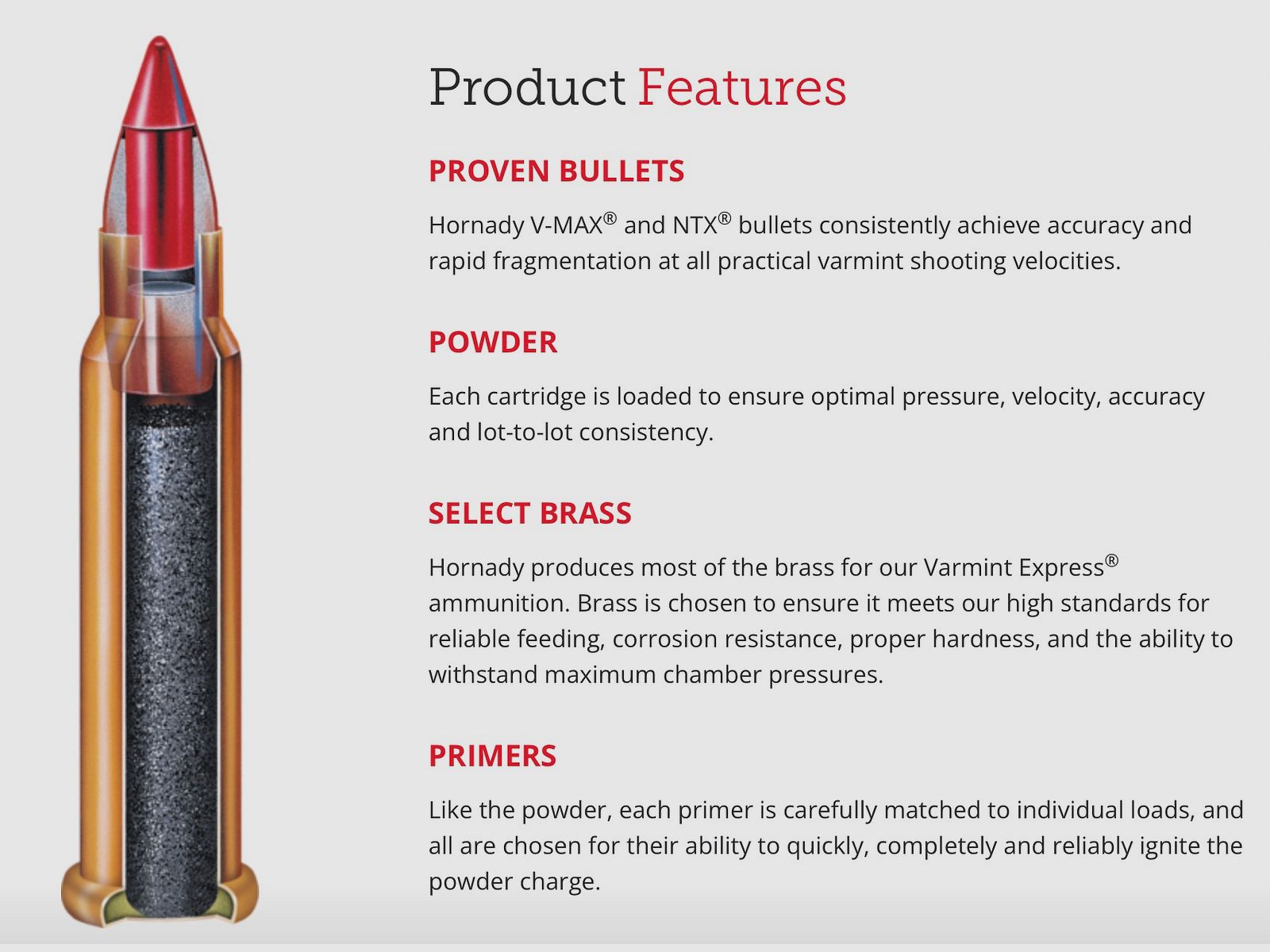 Hornady 167131 .17 HMR V-Max 1,1g 17grs.