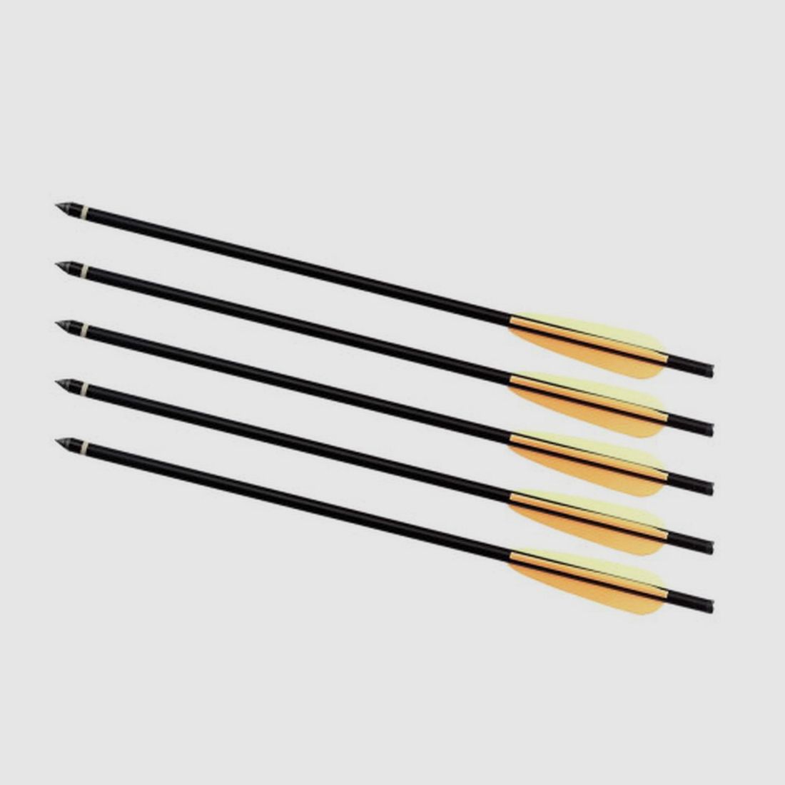 Frecce per balestre Ek Archery - Alluminio leggero - 16 pollici - Confezione da 5 per precisione e durata, immagine 2 di 4