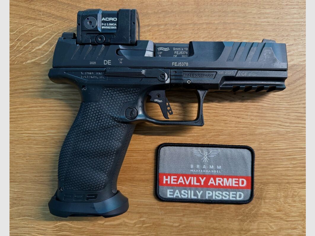 Pistola Walther PDP de tamaño completo 4,5" Profesional Acro