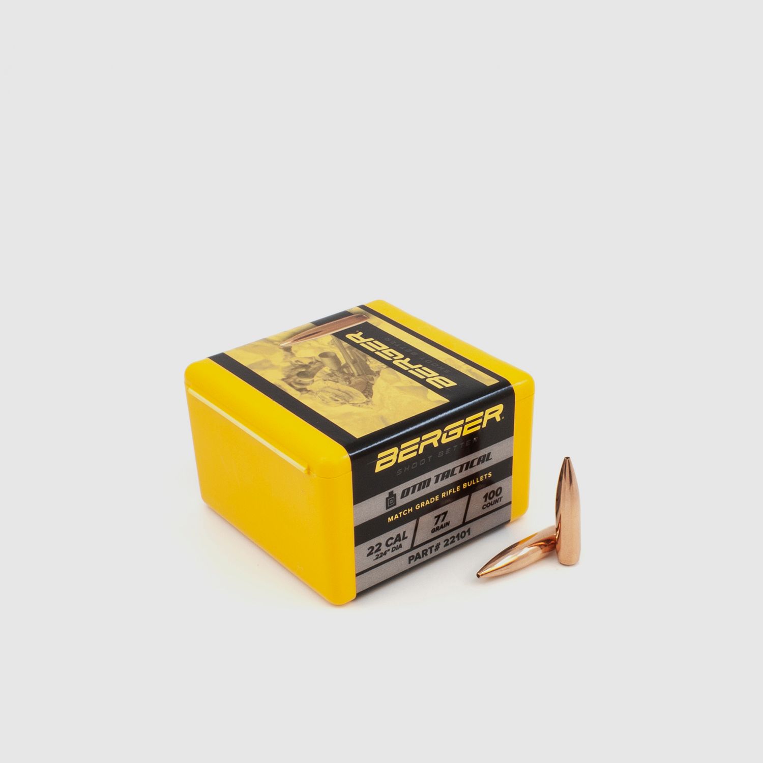 Berger Geschoss .22 OTM Tactical 77GR 100 Stück
