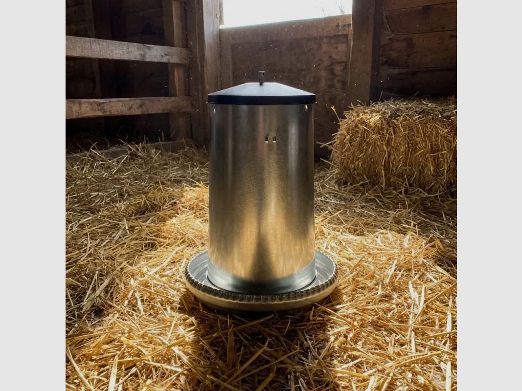 Futterautomat für Geflügel aus Metall mit 40 kg, Bild 9 von 12