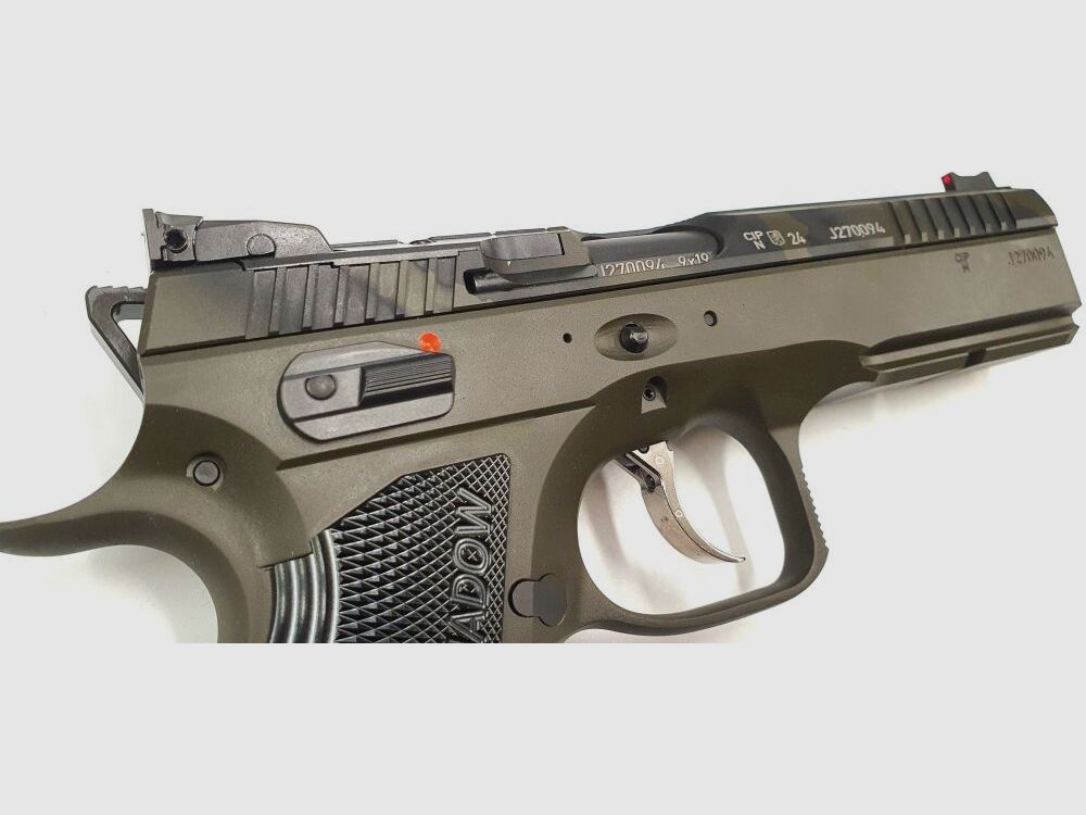 CZ 75 SP - 01, Shadow II OR, Camo Oliv Double Action DA/SA-Abzug