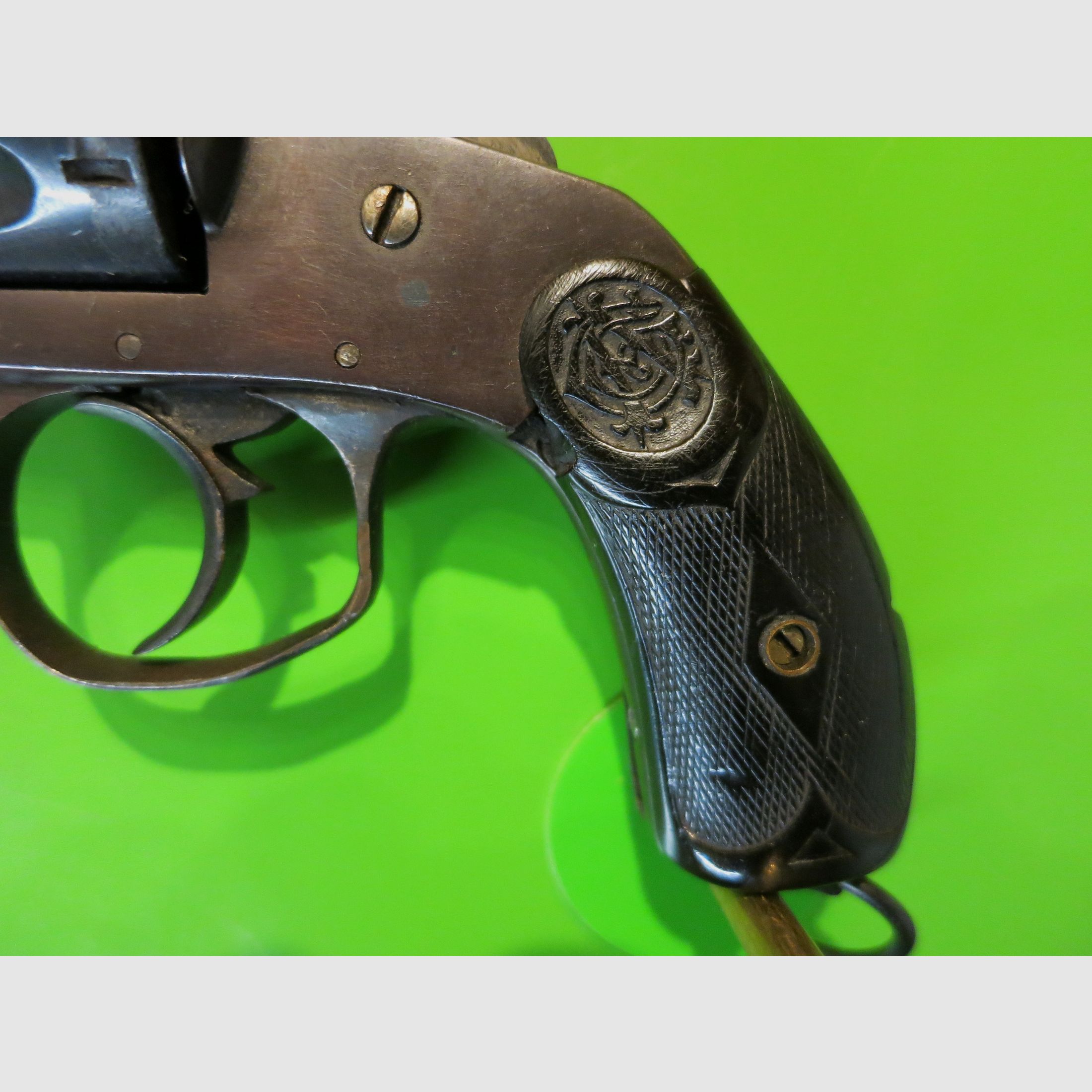 Garate Anitua & Co. (Marca) Kipplauf-Revolver, Kopie Smith & Wesson Frontier, super selten     #96-, Bild 4 von 13