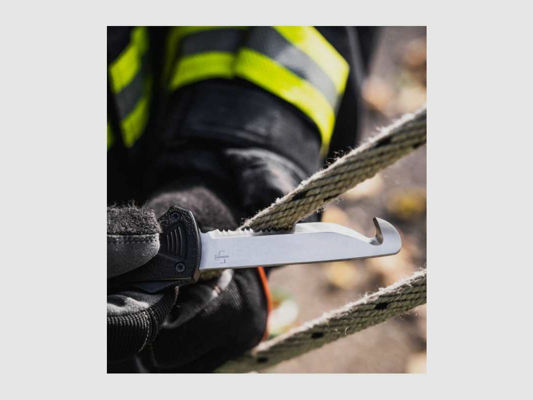 Böker Plus RESCUE OTF Kalaschnikow Rettungsmesser mit Glasbrecher, §42a BKA Bescheid frei führbar