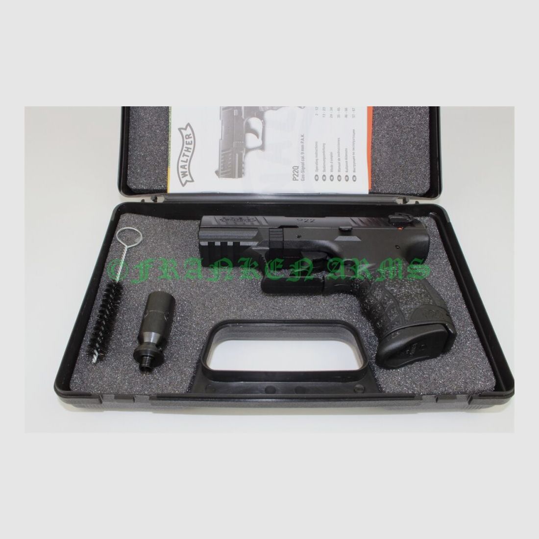 Walther P22Q brüniert