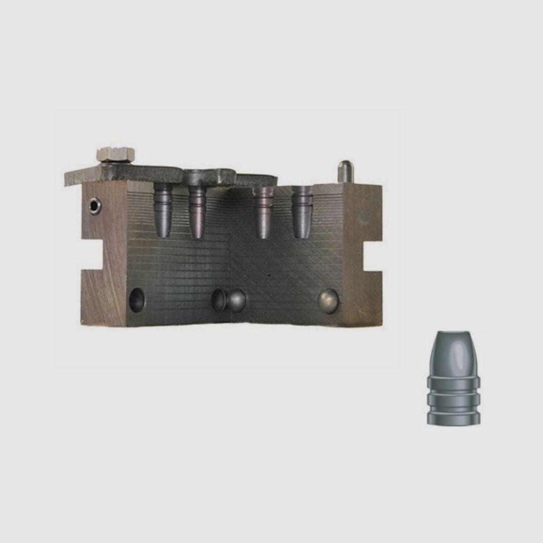 RCBS Doppelgiesskokille .314 / 8 mm 98 gr / 6,4 g 32-098-SWC Semi Wadcuttergeschosse .314