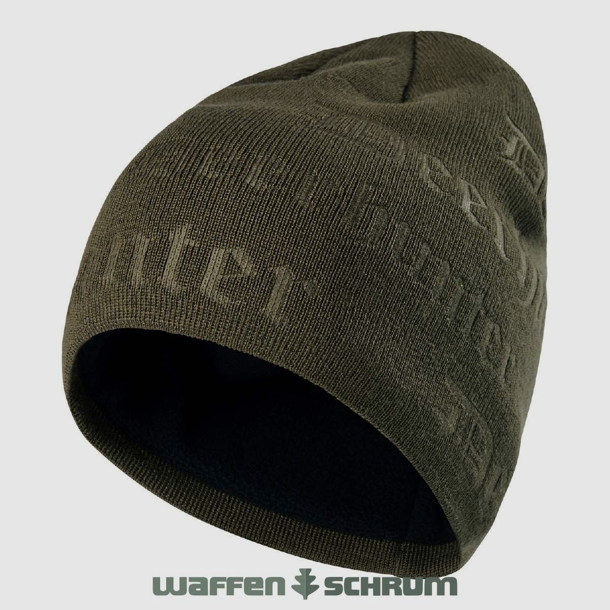 Gorro Deerhunter con logo en relieve nogal