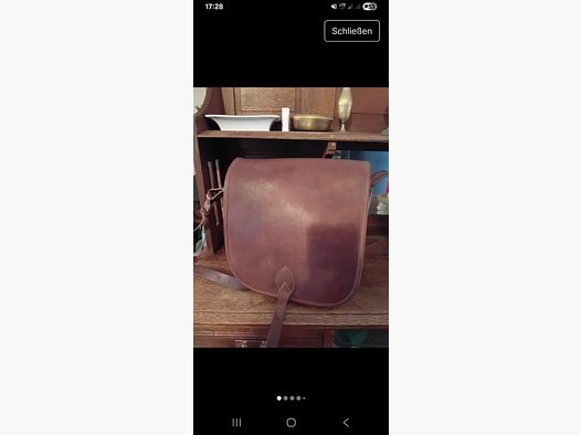 Echtleder Jagdtasche Unikat