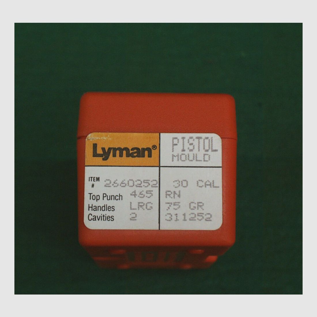 Lyman	 Kokille Kal.30