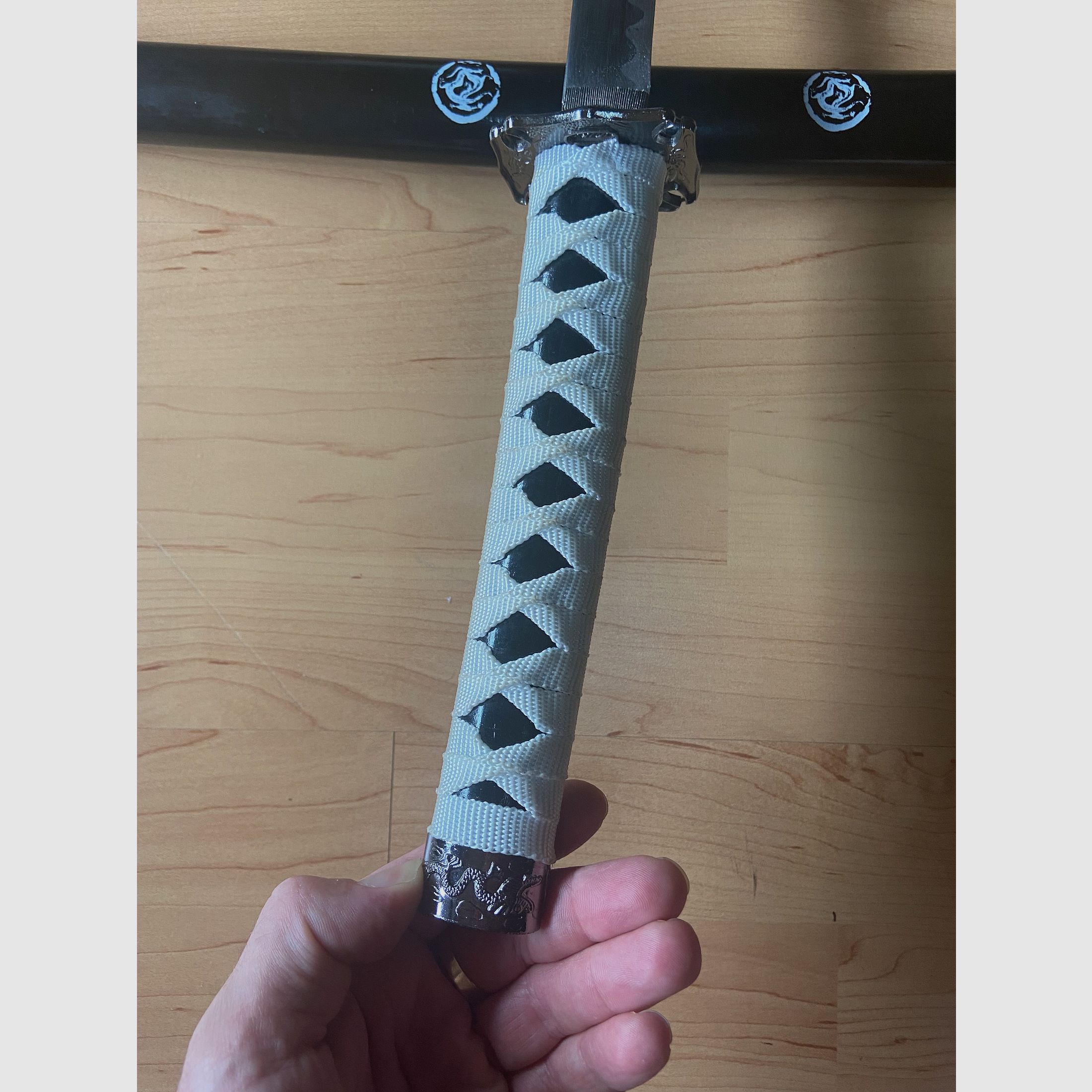 Cuchillo de vitrina Samurai Schwert Bueno hasta como nuevo