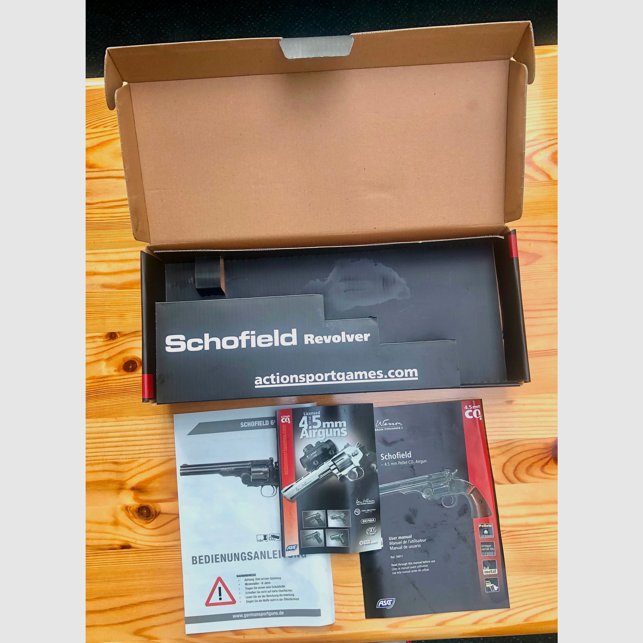 Schofield  - 4,5mm ( Diabolo )  - Extra  Gezogener Lauf  !