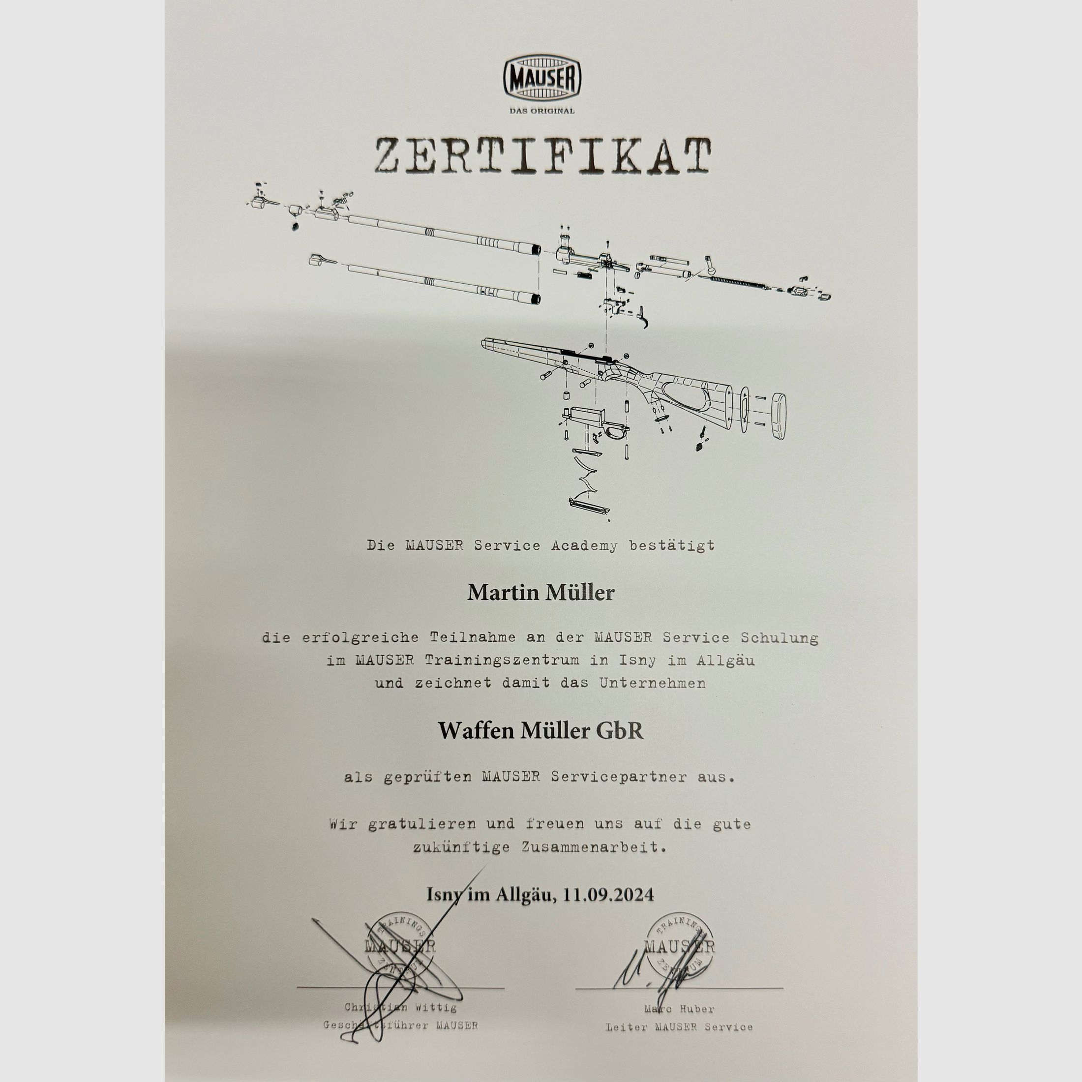 Mauser M18 Pure Max Kaliber .308 / .30-06  Gewinde M15x1 