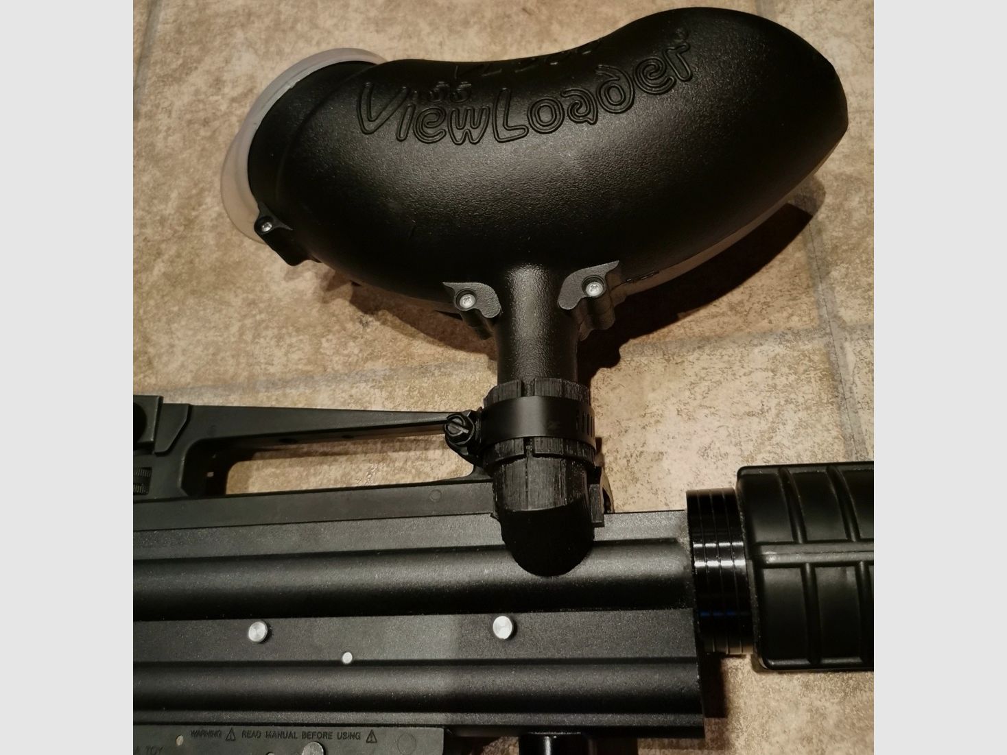 (FIXED PRICE - SHIPPING GERMANY INCLUDED IN PRICE) Umarex M16-1 Cal.68 Paintball Marker + Balls + Replacement Feed Neck