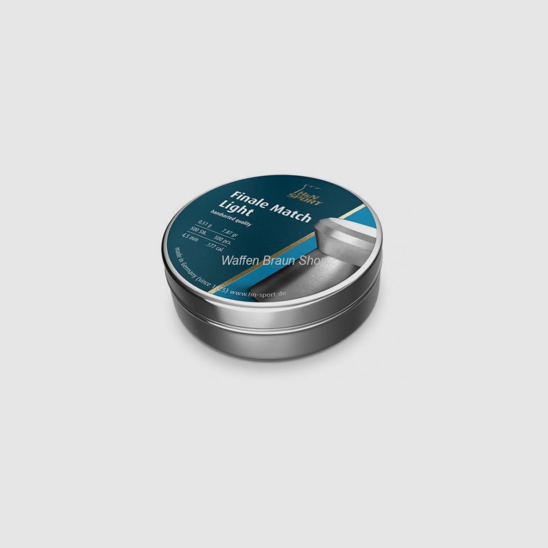 H&N Finale Match Light 4,49 mm, 500 Stk.