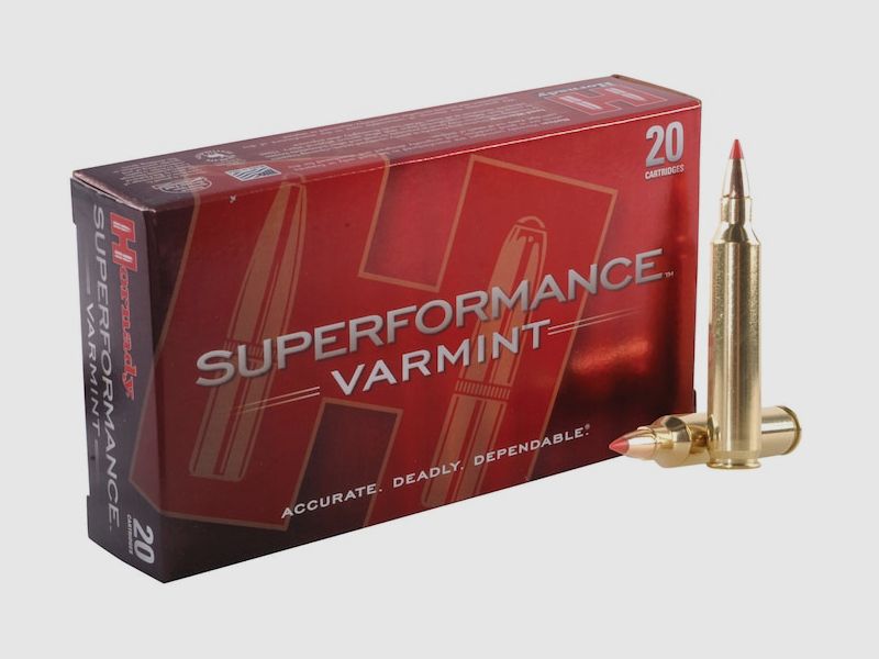 Hornady Superformance Varmint .204 Ruger 40GR V-Max 20 cartouches