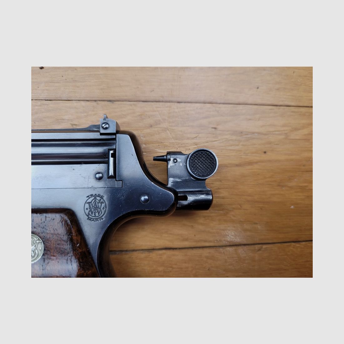 Wunder Art Déco – Seltene Smith&Wesson Straight Line Pistole – 22LR – 10 Zoll – nur 1.870 Stück hergestellt! – Baujahr 1925! Top Zustand!, Bild 1 von 24