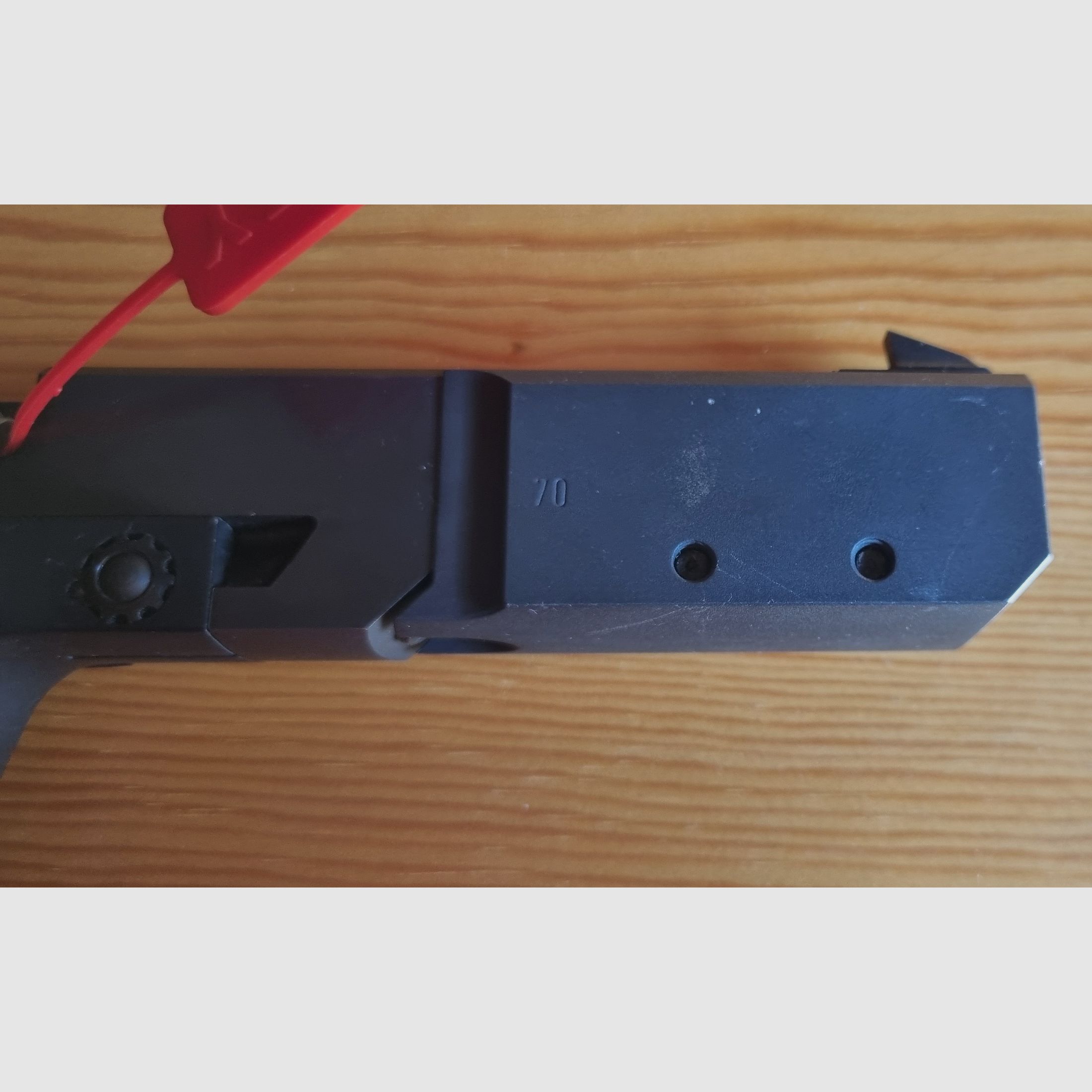 Walther GSP .32 with WS .22 Lr and barrel weight, image 5 of 8