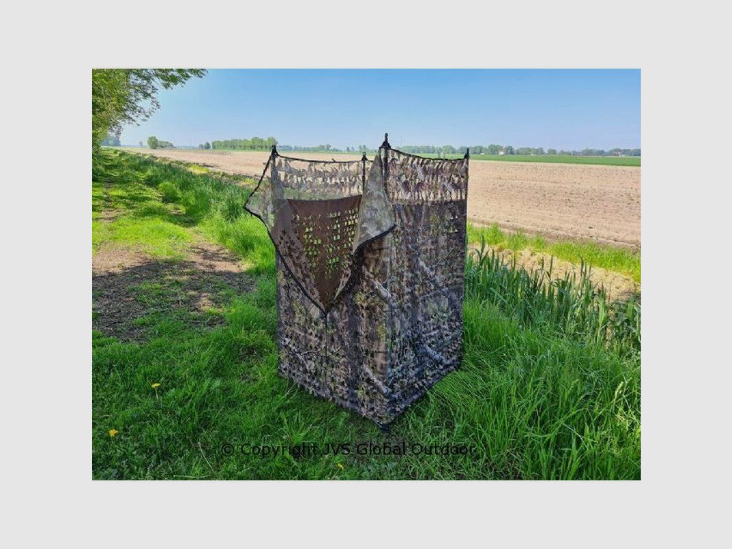 Tarnzelt Camouflage mit Rahmen inkl. Tarnnetz