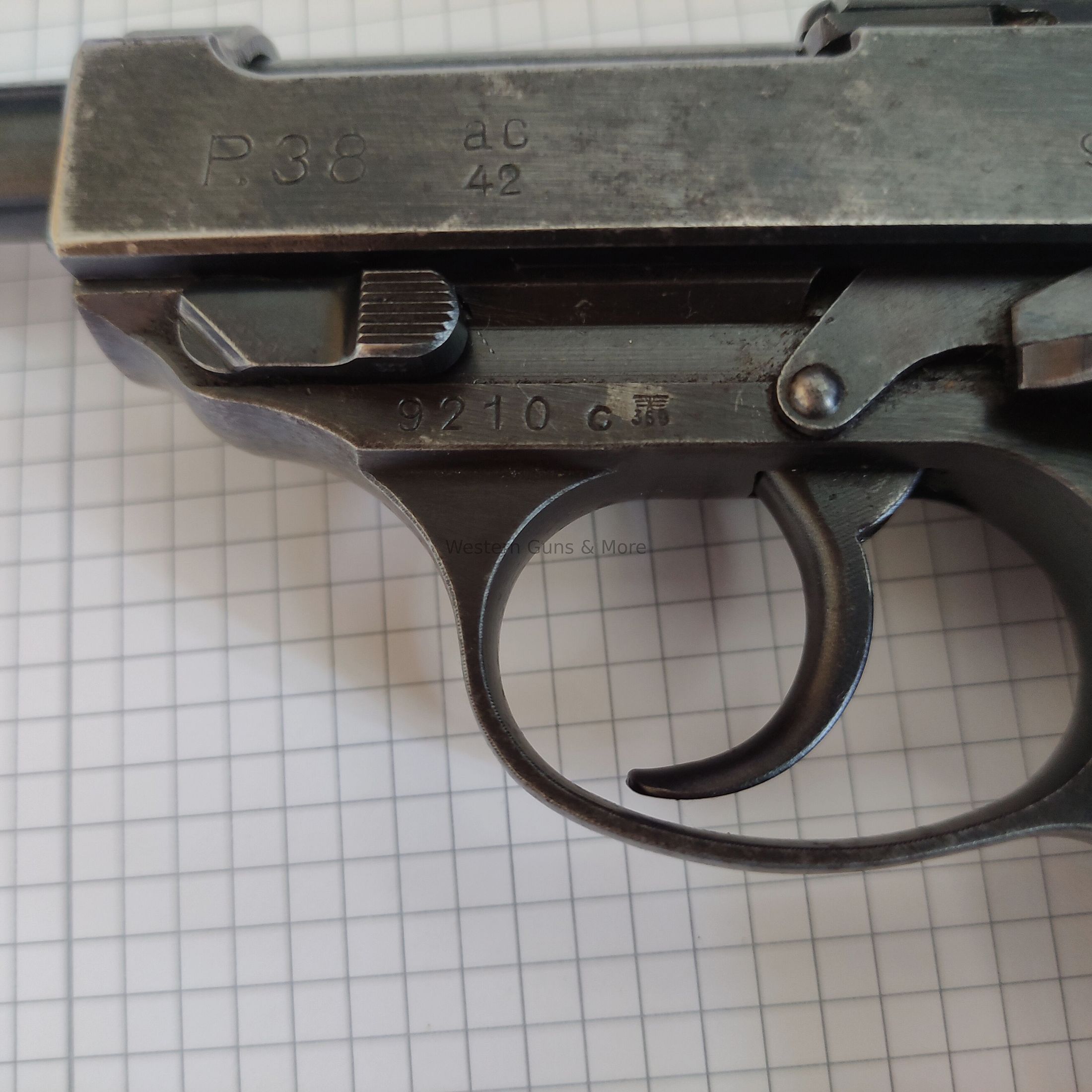 Carl Walther Zella Mellis P.38 ac42 (1942) Nummerngleich