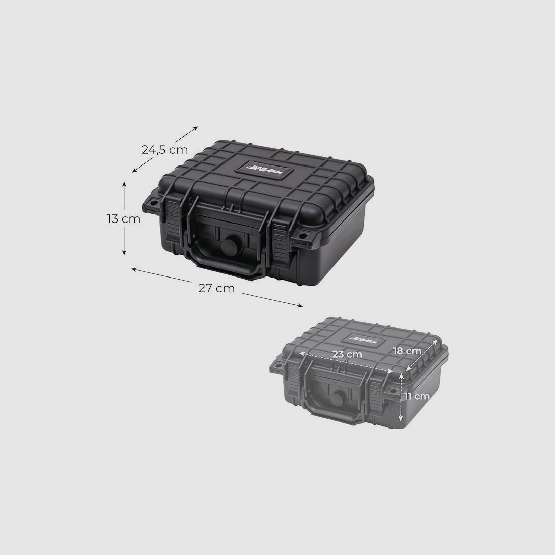 HMF ODK100 Transportkoffer mit Rasterschaumstoff