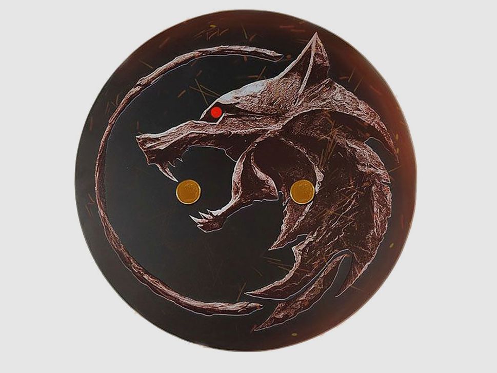 Wanddisplay für Silber und Stahl Schwert The Witcher