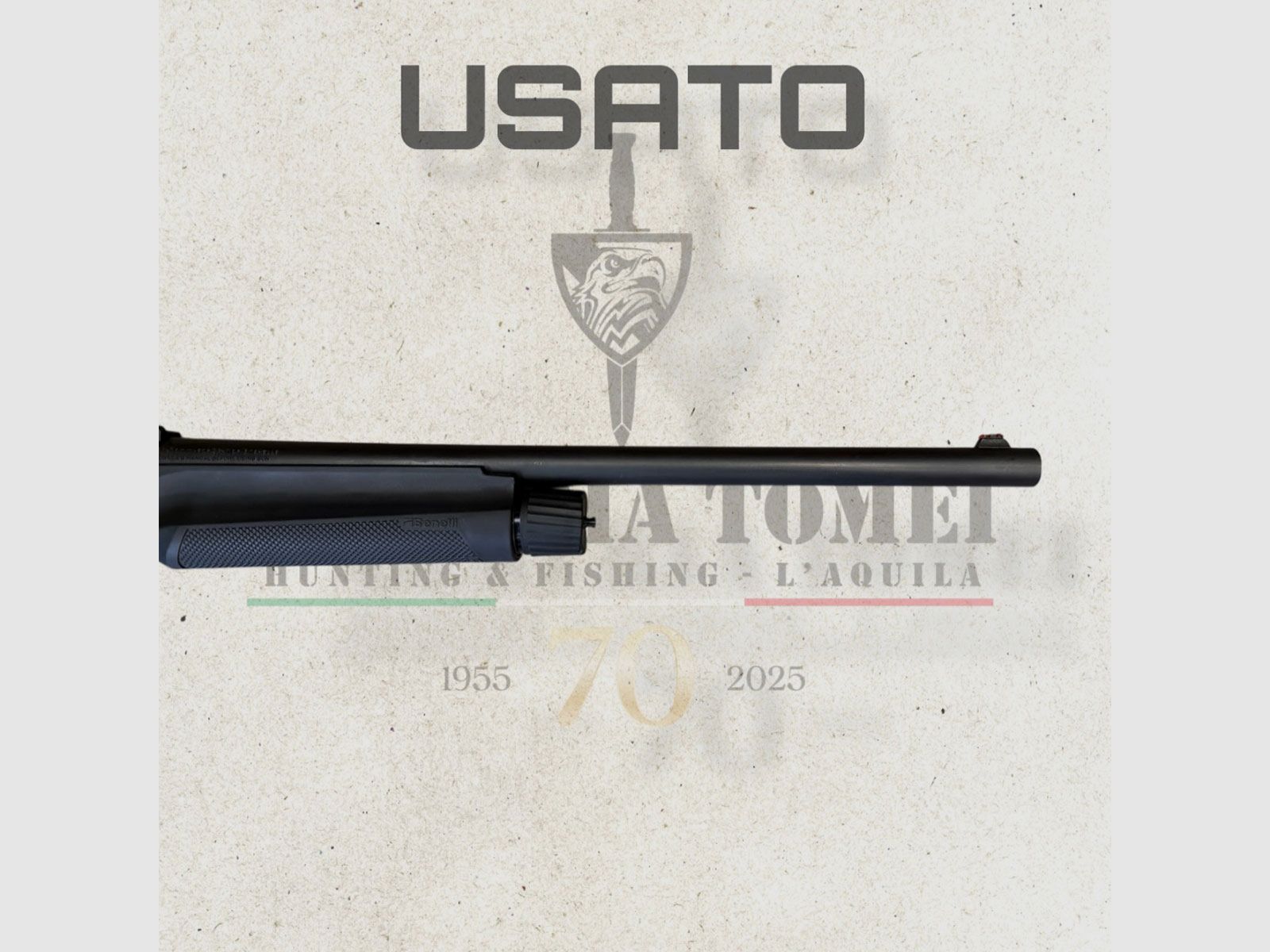 USATO – FUCILE SEMIAUTOMATICO – BENELLI MOD. M2 cal. 12, immagine 3 di 5