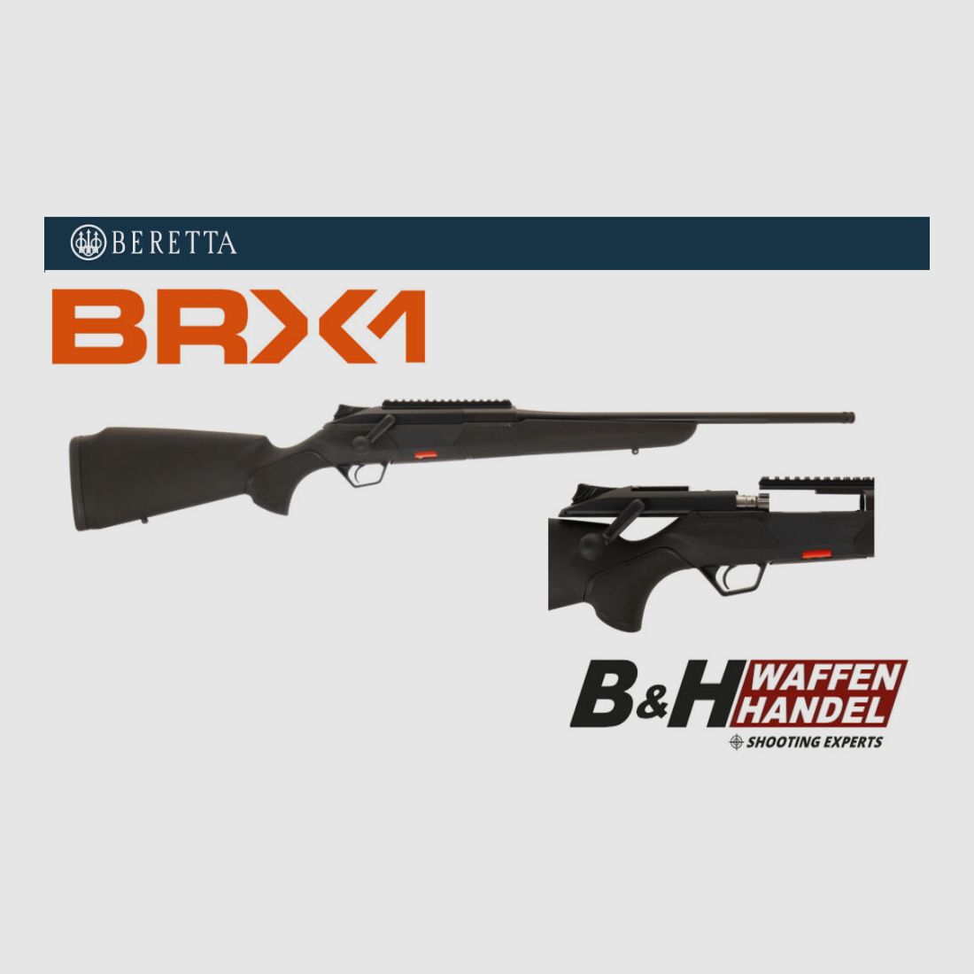 Beretta BRX1 kurz LL 51cm Geradezug Repetierer auf LINKS umbaubar BRX-1 BRX 1