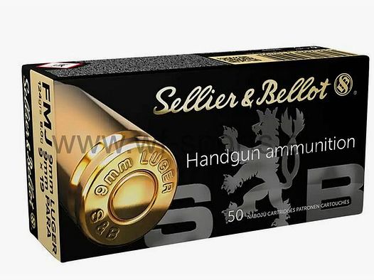 Sellier & Bellot 9mm Luger 50 pcs 9x19 Luger WF-SPORTS