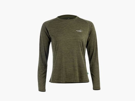 Arrak Outdoor Action Chemise Fonctionnelle à Manches Longues Femme Vert Olive 3XL