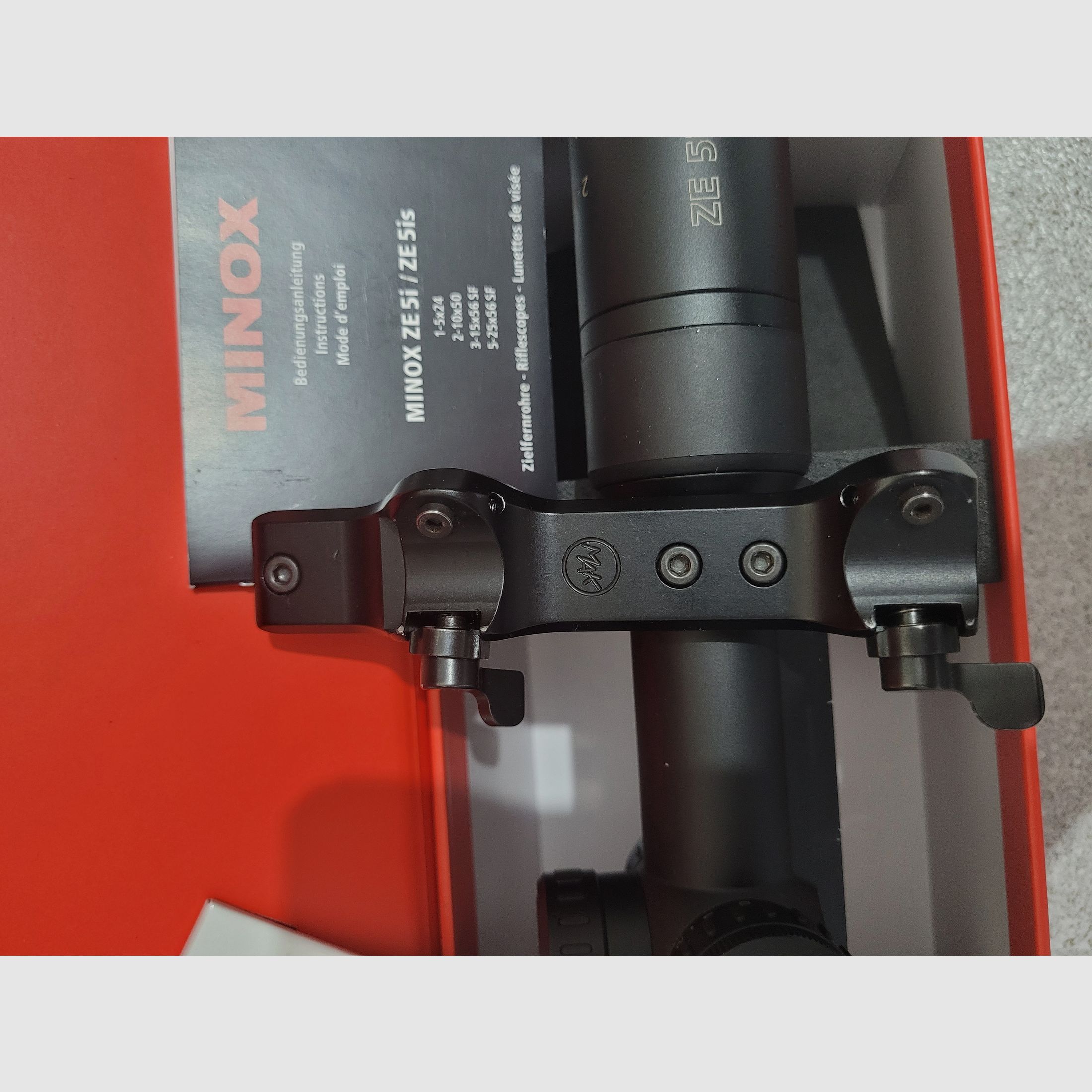 Minox 2-10x50 ZE5i S mit Schiene inkl. MAK BSM Blaser neuwertig!!!