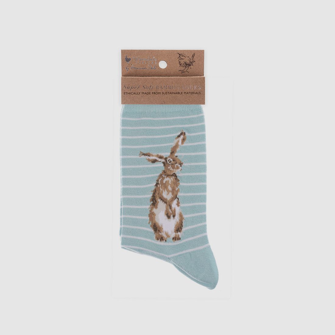 Wrendale Socken "Hare and the Bee" mit Hase
